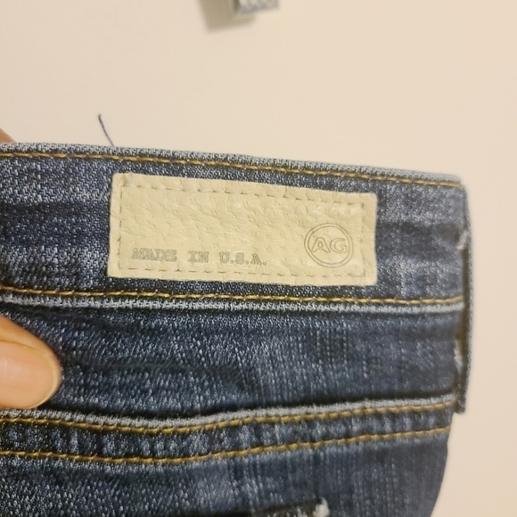 Ag Adriano Goldschmied | Women's Slightly Distressed Ballad Jeans (Size 28R) - Picture 12 of 15